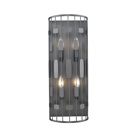 Z-Lite Almet 4 Light Wall Sconce, Bronze 430-4S-BRZ